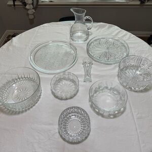 Elegant Crystal selling all pieces together or individually